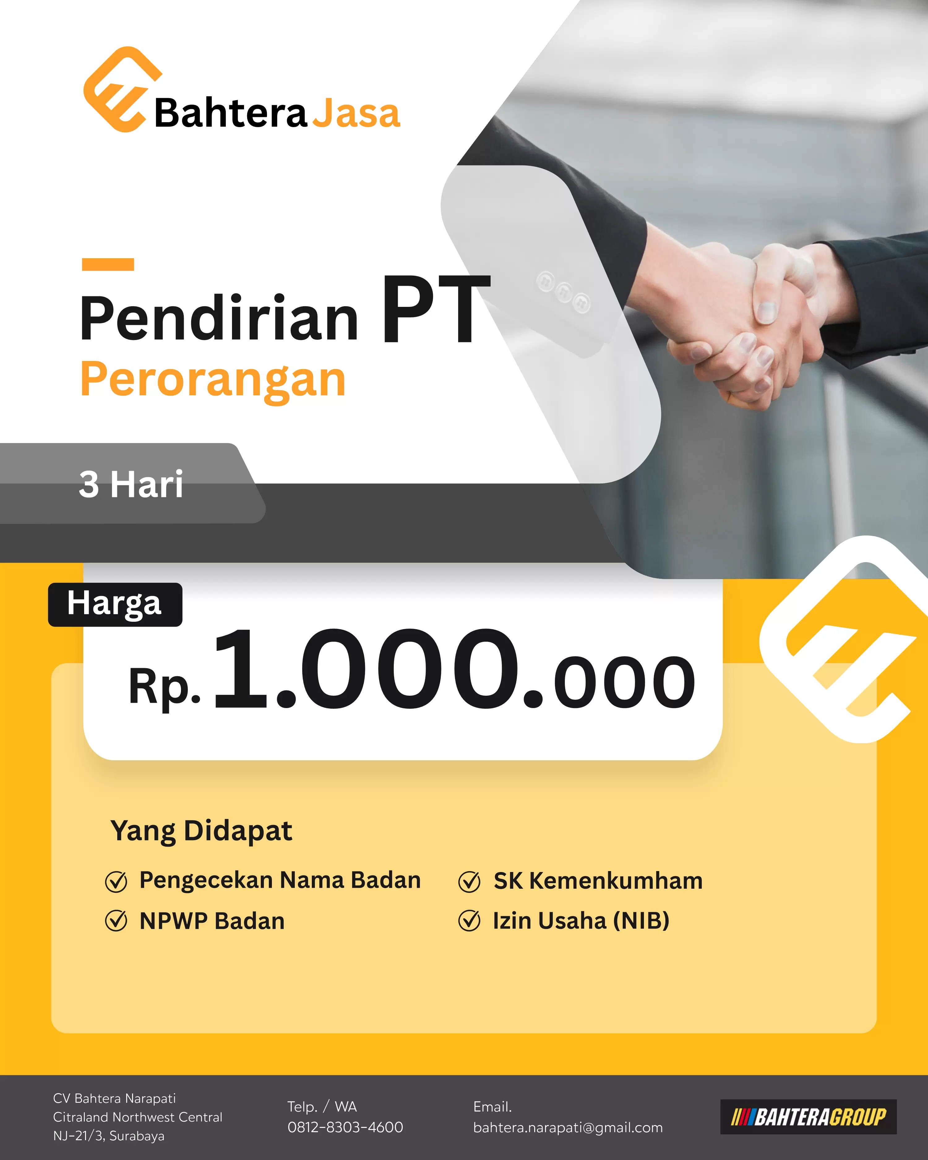 Pendirian PT Perorangan
