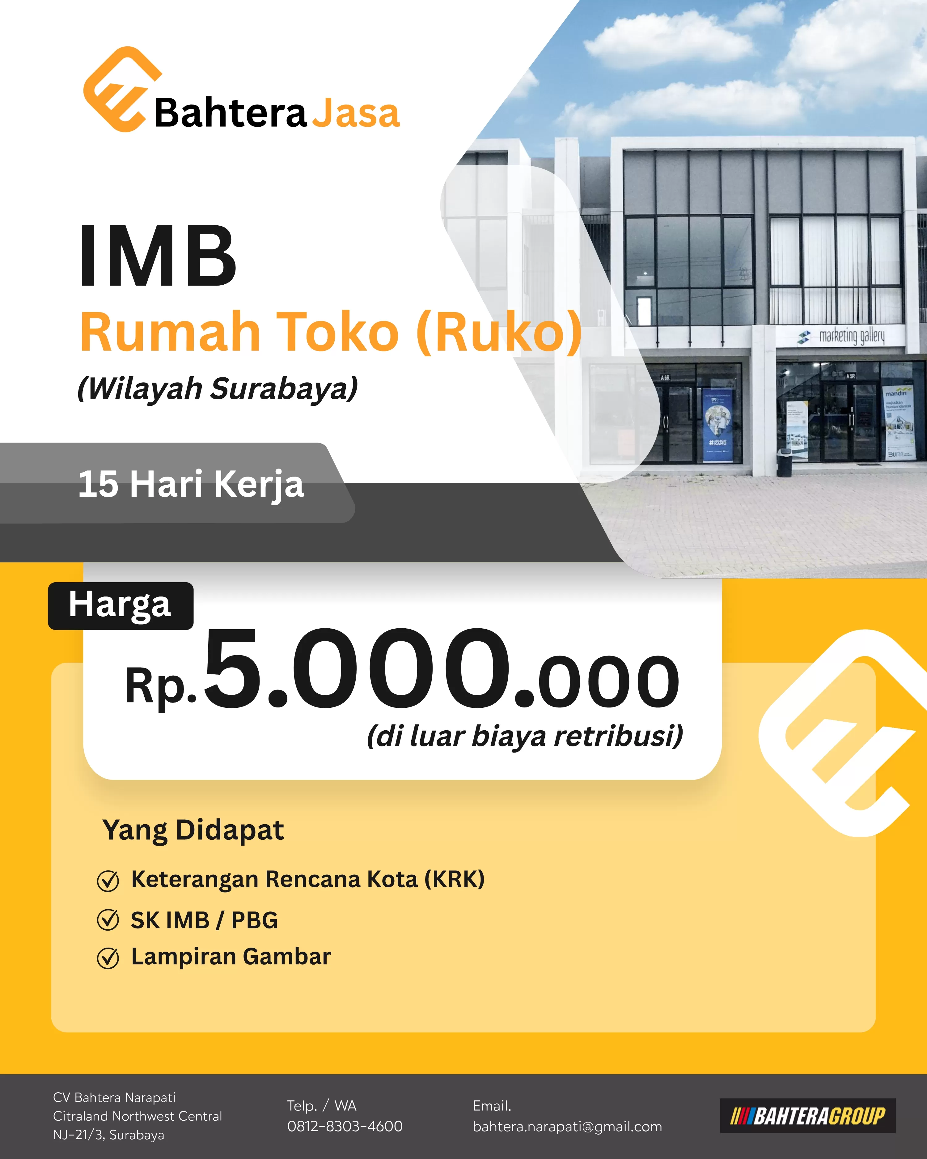IMB Ruko (Wilayah Surabaya)